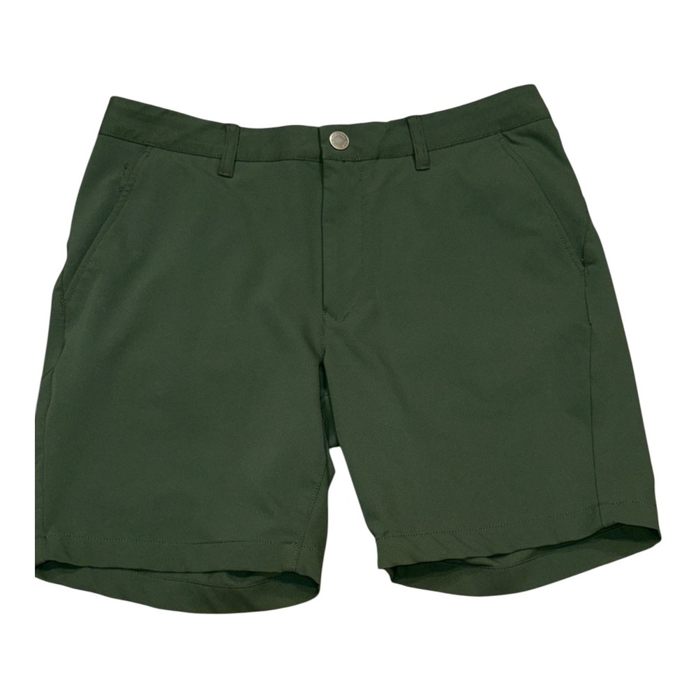 Bonobos Golf Shorts Mens 33 Green 8 Inch Inseam Performance Stretch Vented